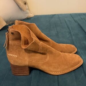 UGG Tan Suede Ankle Bootie